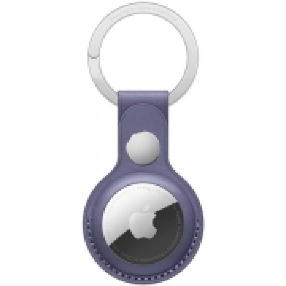 Умный брелок Apple AirTag Leather Key Ring Wisteria (MMFC3ZM/A)