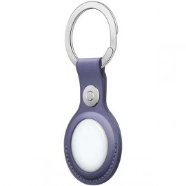 Умный брелок Apple AirTag Leather Key Ring Wisteria (MMFC3ZM/A)