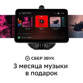 Умный дисплей Sber SberPortal умная колонка СБЕР, черный(SBDV-00010)