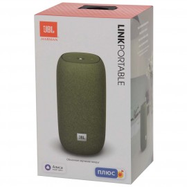 Умная колонка JBL Link Portable Green с голосовым помощником Алисой