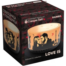 Кастомизированная Яндекс Станция Лайт Rainbo Love is