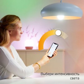 Умный свет Gauss Smart Home DIM E14 C37 5W 2700К