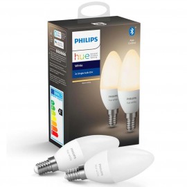 Набор умных ламп Philips Hue Single Bulb E14 2шт (929002039904)