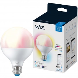 Умный свет WiZ Wi-Fi BLE 75W G95, E27 RGB (929002383902)