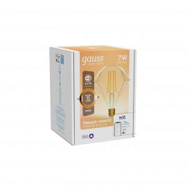 Умный свет Gauss Smart Home DIM E27 Diamond Golden 7W