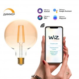 Умный свет Gauss Smart Home DIM E27 G95 Golden 7W 