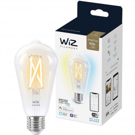 Умный свет WiZ Wi-Fi BLE 60W ST64 E27 Clear (929003018601) 