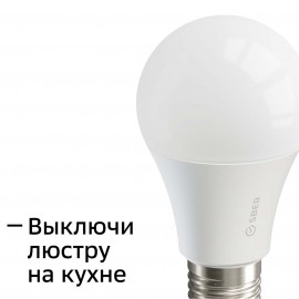 Умный свет Sber A60 с голос.управ. от СБЕР, LED E27 (SBDV-00019) 