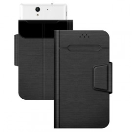 Универсальный чехол для смартфона Deppa Wallet Fold L 5.5"-5.7" Black