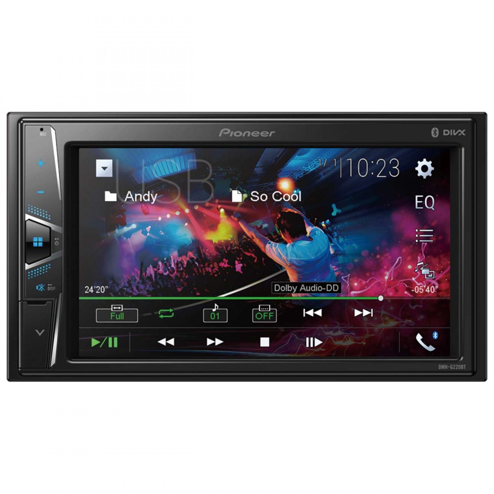 USB-Автомагнитола c встроенным монитором Pioneer DMH-G220BT