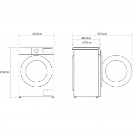 Стиральная машина узкая LG F2T3HS6S