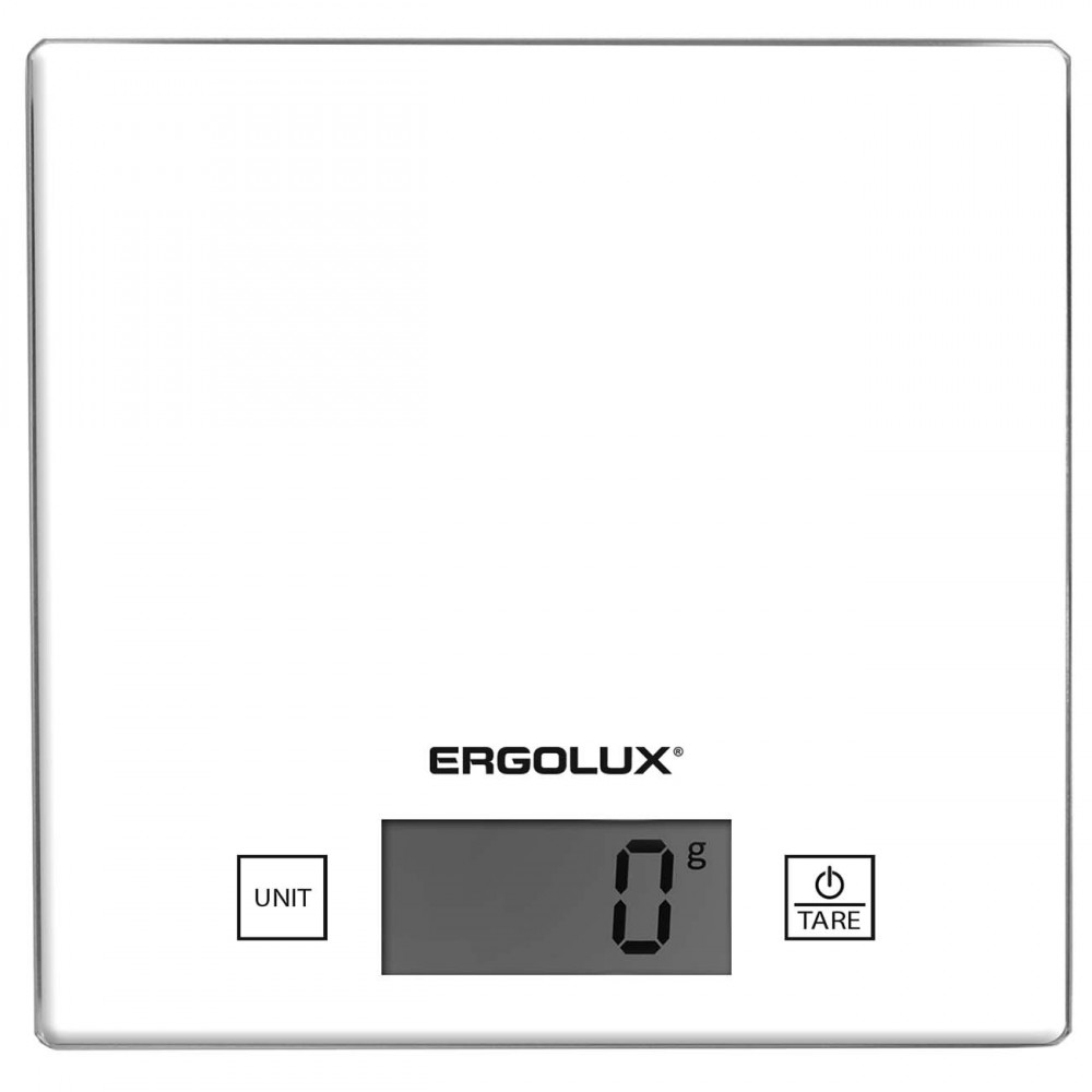 Весы кухонные Ergolux ELX-SK01-С01 белые