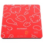 Весы кухонные Oursson KS1001GD/RD