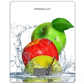 Весы кухонные Ergolux ELX-SK02-С01 яблоки
