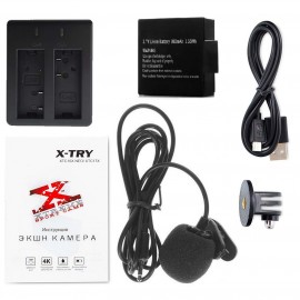 Видеокамера экшн X-TRY XTC182 EMR POWER KIT 4K WiFi