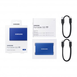 Внешний диск SSD Samsung T7 1TB Blue (MU-PC1T0H/WW)