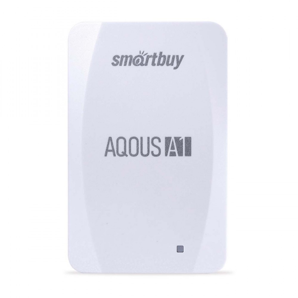 Внешний диск SSD Smartbuy Aqous A1 256GB USB 3.1 white (SB256GB-A1W-U31C)