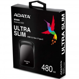 Внешний диск SSD ADATA 480GB SC680 Black (ASC680-480GU32G2-CBK)