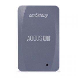 Внешний диск SSD Smartbuy Aqous A1 256GB USB 3.1 grey (SB256GB-A1G-U31C)