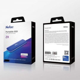 Внешний диск SSD Netac 500GB ZX USB 3.2 (NT01ZX-500G-32BL)