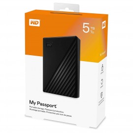 Внешний жесткий диск 2.5" WD My Passport Black 5TB (WDBPKJ0050BBK-WESN)