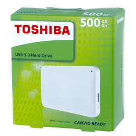 Внешний жесткий диск 2.5" Toshiba Canvio Ready 500GB White (HDTP205EW3AA)