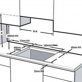 Встраиваемая электрическая панель Grundig GIEV 613420 E 