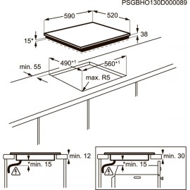 Встраиваемая электрическая панель Electrolux EHF96140FK