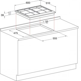 Встраиваемая газовая панель независимая Hotpoint-Ariston PCN 641 T/IX/HA RU