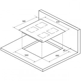 Встраиваемая индукционная панель Kuppersberg FA6IF01