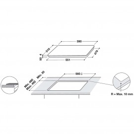 Встраиваемая индукционная панель Whirlpool WL S3160 BF 