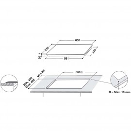 Встраиваемая индукционная панель Whirlpool WF S9365 BF/IXL 