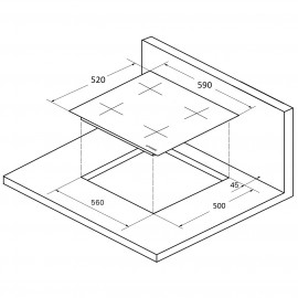 Встраиваемая индукционная панель Kuppersberg ICS 604 C 