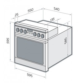 Электрический духовой шкаф Hansa BOEI62000014