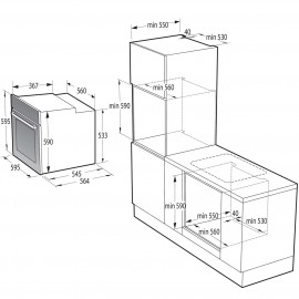 Электрический духовой шкаф Gorenje BOS6737E13BG