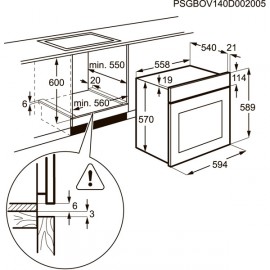 Электрический духовой шкаф Electrolux EZB53430AX