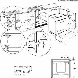 Электрический духовой шкаф Electrolux Intuit 600 OEF5H70V