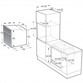 Электрический духовой шкаф Gorenje BO6737E02X