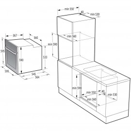 Электрический духовой шкаф Gorenje BO6737E02XK