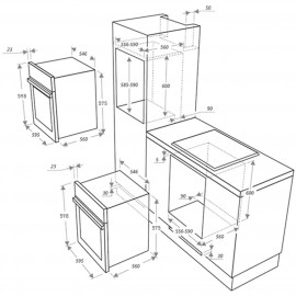 Газовый духовой шкаф Maunfeld EOGC604RIB.MT