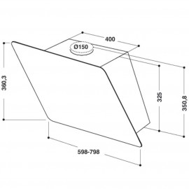 Вытяжка 60 см Whirlpool AKR 038 G BL