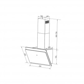 Вытяжка 60 см Maunfeld GRAMMY 60 GLASS White