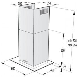 Вытяжка 60 см Gorenje WHGS623E15X