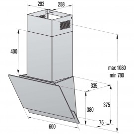 Вытяжка 60 см Gorenje WHI649EXGW