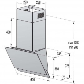 Вытяжка 60 см Gorenje WHI649EB