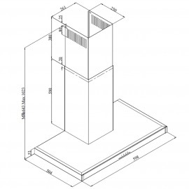 Вытяжка 60 см Grundig GDKP2460BC