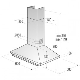 Вытяжка 60 см Gorenje Classico DK63CLI