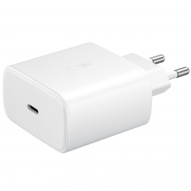 Сетевое зарядное устройство с кабелем Samsung EP-TA845 USB Type-C 45W White