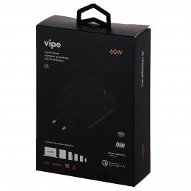 Настольные зарядные устройства Vipe Travel Station M 60W Black