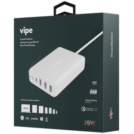 Настольные зарядные устройства Vipe Power Station 75W White